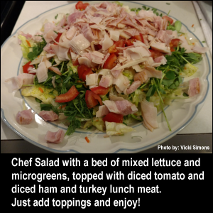Chef Salad photo by Vicki Simons.